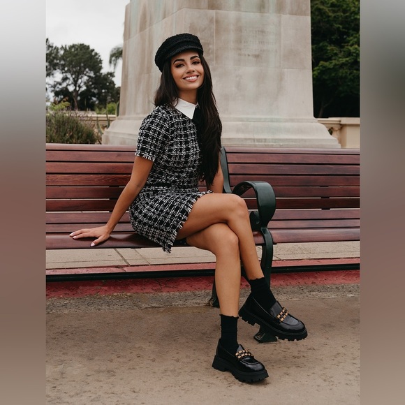 MIA Shoes - (N6) MIA GABINA - BLACK, platform loafers, women's size 8.5